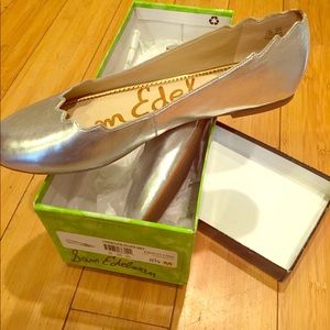 Sam Edelman flats - silver - 8.5